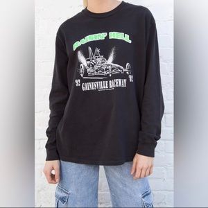Brandy Melville Raisin’ Hell Long Sleeve Tee